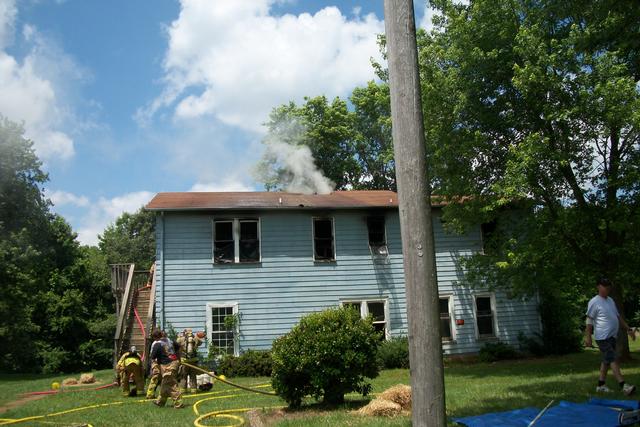 Wayside VFD host live burn training for departments across the county, Saturday, June 2, 2012. Two structures were recently donated and a second training is scheduled Friday, June 8, 2012.